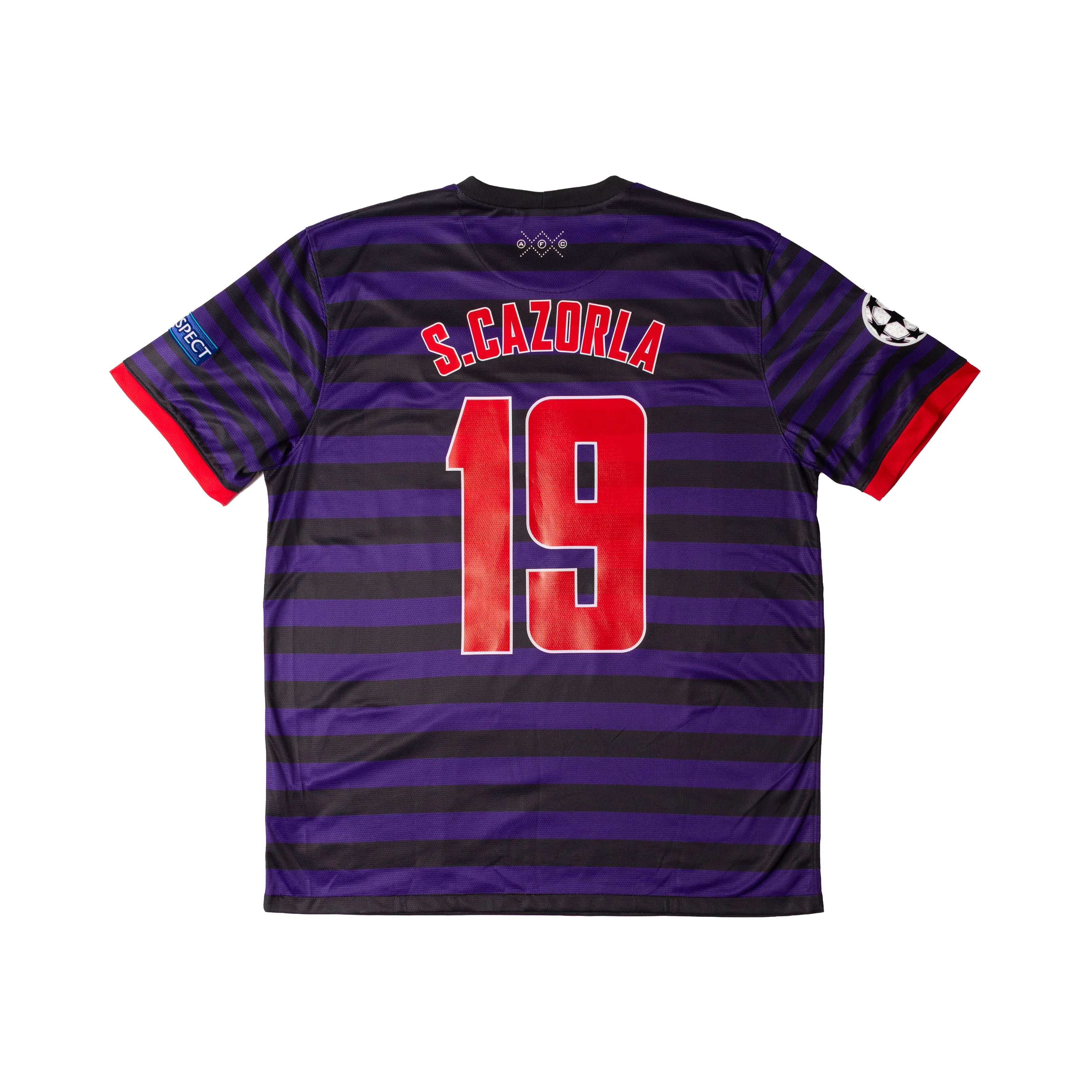 Dos maillot Arsenal 2012/13 S.Cazorla #19 – Uncle Rework