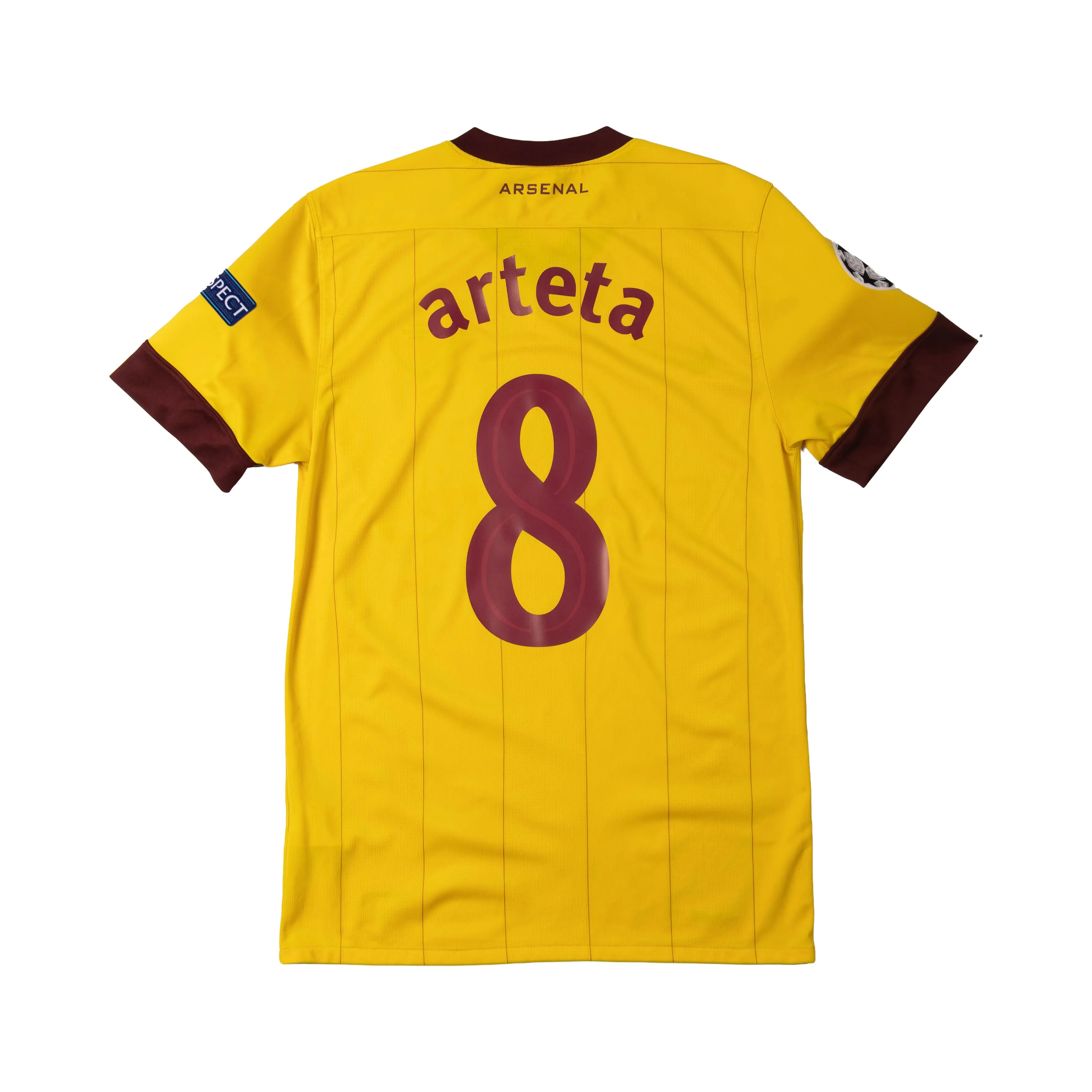 Dos maillot Arsenal 2012/13 Arteta #8 – Uncle Rework
